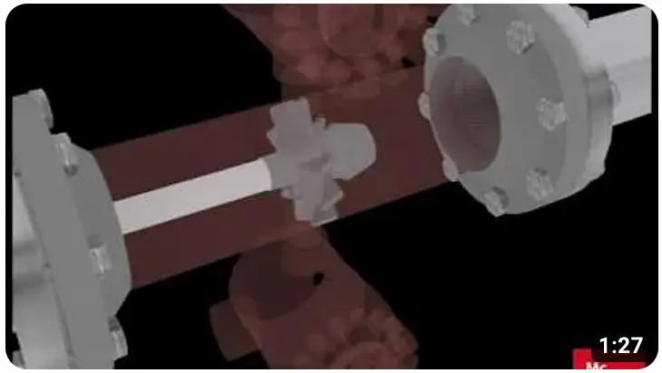 video-youtube-flowmeter turbine-working