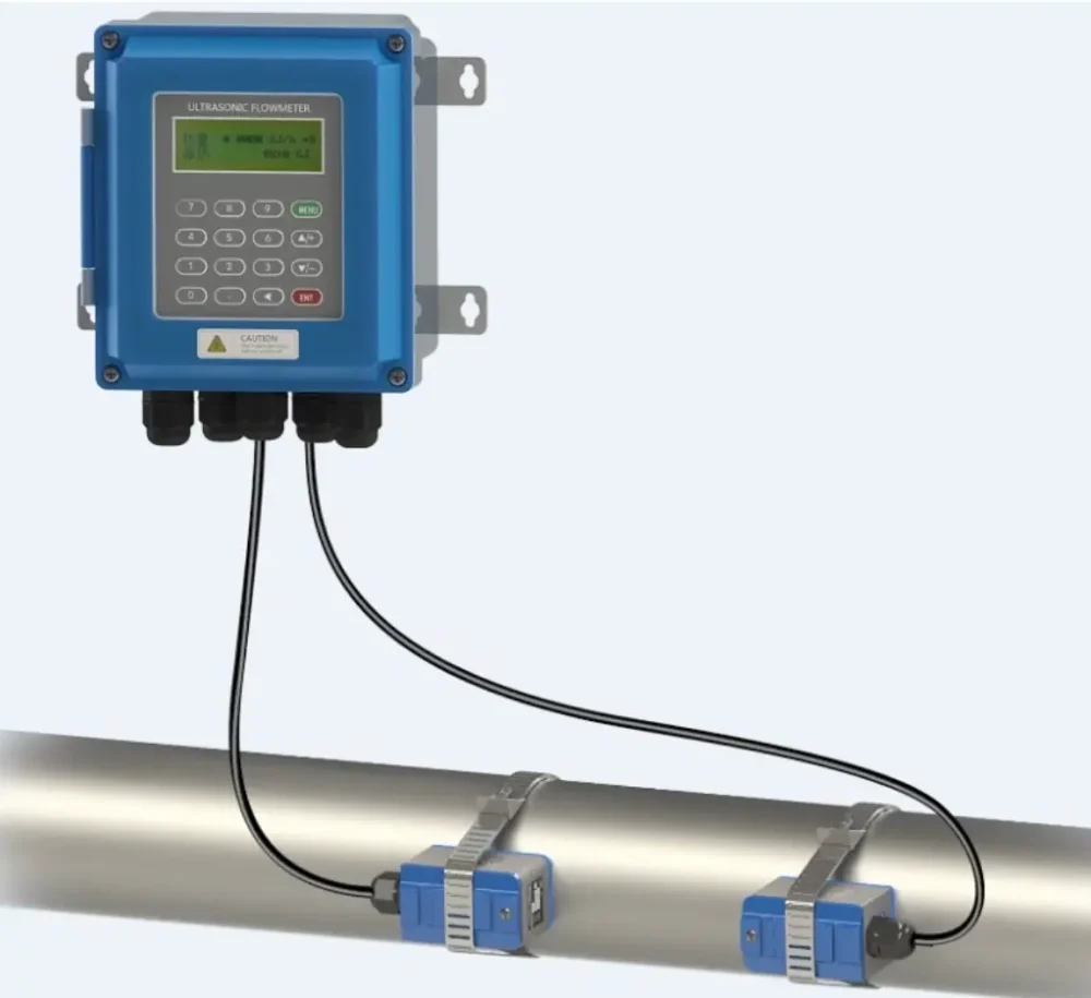 การติดตั้ง flow meter ultrasonic-Clamp-On -Non-Intrusive